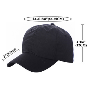 Men's Quick Drying Outdoor Sports Cap Dark Gray Breathable Sun Protection Baseball Hat Mesh Fabric Camp Cap - Product Image 4
