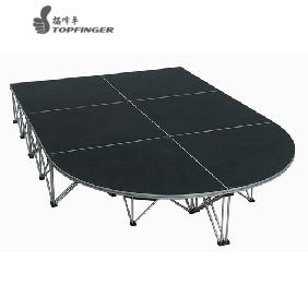 Superventas de alta calidad, plataforma de escenario plegable portátil para exteriores, plataforma de escenario de aluminio, escenario de espectáculo móvil - Product Image 3