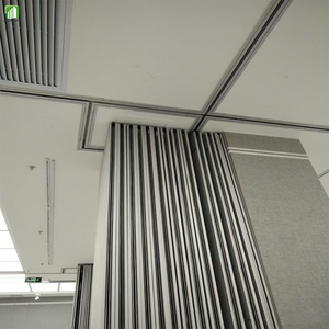 Acoustic hiện đại bằng gỗ cách âm gấp phòng Divider di chuyển tường màn hình hệ thống văn phòng phân vùng cho phòng khách - Product Image 5