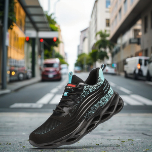 أحذية رياضية خفيفة الوزن عالية الجودة للسلامة مع مقدمة فولاذية للجنسين، أحذية عمل مقاومة للثقب للاستخدام في المصانع - Product Image 2