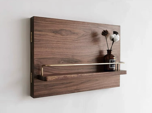 गर्म बिक्री फार्महाघर सजावटी अखरोट बिजली मीटर बॉक्स कवर दीवार माउंट लकड़ी बिजली मीटर बॉक्स कवर दीवार पर - Product Image 4