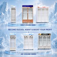 Vitrine Réfrigérée Verticale Commerciale de Qualité Supérieure pour Boissons – Congélateur et Réfrigérateur