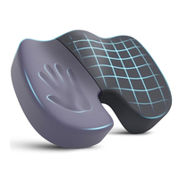 Coussin de siège ergonomique en mousse à mémoire de forme soulagement de la pression coussin de siège orthopédique pour chaise de bureau