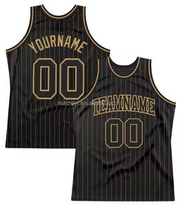 Disesuaikan jahitan Tackle Twill basket set atletik dicetak tim seragam Jersey - Product Image 6