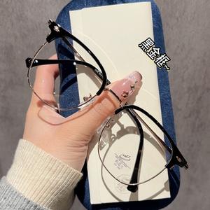 Gafas Artblue Light Oval de montura completa TR para hombres y mujeres, lentes unisex con bloqueo de luz azul, lentes de PC 31007 - Product Image 3