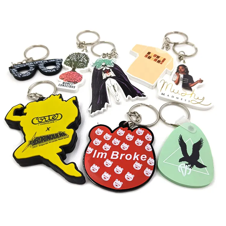 ขายร้อนที่กำหนดเอง Keychains นุ่ม Ecofriendly ยางพวงกุญแจรถ Janpan มอเตอร์จักรยาน