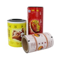 Sac en papier d'aluminium imprimé personnalisé pour sac d'emballage de collation en rouleau Stock en rouleau emballage flexible film en rouleau imprimé