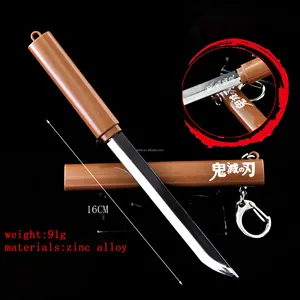 Tốt nhất người bán thanh kiếm mô hình móc chìa khóa từ Demon Slayer Mini Katana cho bộ sưu tập quà tặng