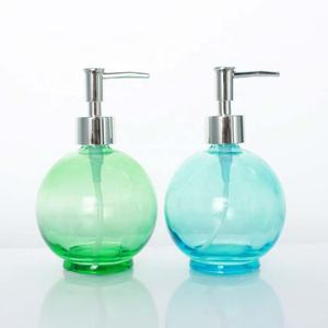 Flacon pompe en verre vide de 400 ml pour cosmétiques, idéal pour gel douche, savon liquide, désinfectant pour les mains, <span class=keywords><strong>shampoing</strong></span> et nettoyant corporel - Product Image 2