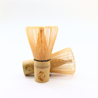 Nouvel ensemble fouet à matcha et tasse en bambou personnalisé Newell, Chasen en bambou de Chine, très vendu et en stock, pour matcha, café et latte