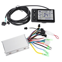 Kit de Contrôleur de Vélo Électrique 24V 36V 48V 250W 350W avec Écran LCD Étanche et Contrôleur Sans Balais pour Trottinette Électrique