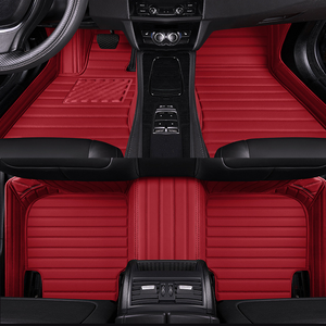 Tappetini per auto ecologici in pelle a righe di fascia alta resistenti all'acqua per i moderni per i modelli <span class=keywords><strong>Honda</strong></span> (Civic HRV) - Product Image 2