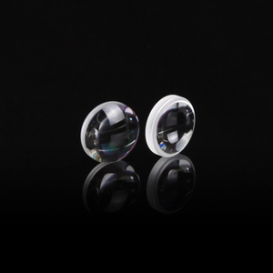 Round Optical Glass Magnifying Glass Double Convex Lens
