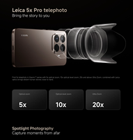 Dernière version mondiale 2025 du smartphone Xiao Mi 15T Pro avec processeur Dimensity 9400+ / écran AMOLED 6,83 pouces 120 Hz / batterie 5500 mAh, charge 90 W