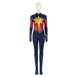 Customized <strong>Captain</strong> <strong>Marvel</strong> 2 Halloween TV Movie Adult Cosplay <strong>Costume</strong> Suits for Event Performance - Product Image 1