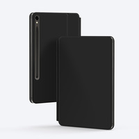 Keyboard ajaib pintar, Keyboard ajaib cerdas untuk Samsung Galaxy Tab S10 FE S9 S8 S7 dengan tampilan Digital Trackpad RGB Backlit magnetik casing penutup