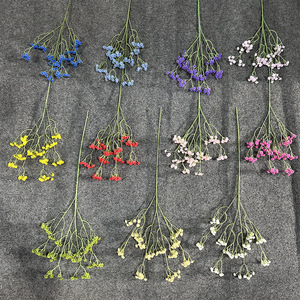 Bouquets de fleurs artificielles en soie, gypsophile, couleurs mélangées, décoration intérieure, arrangements de mariage - Product Image 1