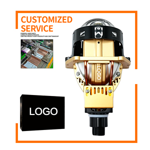 Chenlang Super brillante 130W Bi-LED proyector lente coche faro Retrofit Kit 3 pulgadas con dos láser sin pérdidas para H4 LED faros - Product Image 2