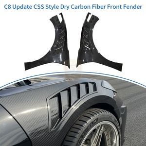 Guardabarros Delanteros de Fibra de Carbono Estilo <span class=keywords><strong>CSS</strong></span> para Chevrolet Corvette C8, Piezas de Repuesto - Product Image 5