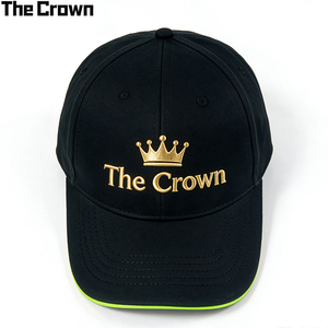 Gorra de Béisbol de 6 Paneles con Logotipo Personalizado, Venta al Por Mayor, Ribete en Contraste, Bordado Metálico 3D, Visera Curva, Fabricante - Product Image 3