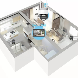 ชุดกล้องวงจรปิดไร้สาย Xcreation Eseecloud จอภาพ 10.1 นิ้ว พร้อมเครื่องบันทึก NVR แบบเสียบใช้งานได้ทันที ควบคุมระยะไกล เสียงสองทาง เชื่อมต่อไร้สาย Tuya Smart WIFI NVR KIT - Product Image 4