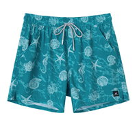 Shorts de plage pour hommes personnalisés, deux en un, combinant un tissu prêt à la baignade et un soutien intérieur confortable