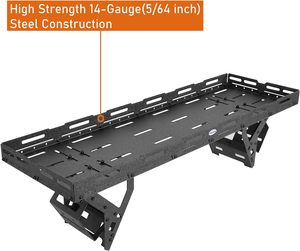 Support de rangement de panier de cargaison de pneu de secours de haute qualité adapté pour Jeep Wrangler JK JL TJ YJ Ford Bronco RV & SUV 1976-2025 - Product Image 4