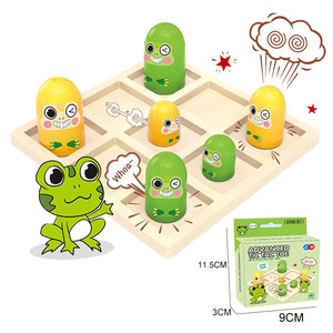 <span class=keywords><strong>Juego</strong></span> <span class=keywords><strong>de</strong></span> <span class=keywords><strong>mesa</strong></span> educativo interactivo Tic Tac Toe Eat Little Wolf, regalo <span class=keywords><strong>de</strong></span> Navidad para 2-4 años, caja <span class=keywords><strong>de</strong></span> color empaquetada - Product Image 4