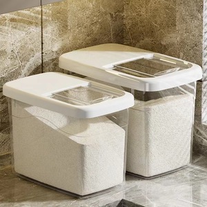 Haushalt Reisfass insektenschutz feuchtigkeitsschutz versiegelt Reiszylinder Katze und Hund Futter-Speicherbehälter Küche Nahrung-Speicherbox - Product Image 1