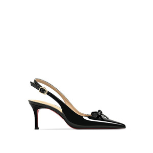 <span class=keywords><strong>Sandalias</strong></span> de tacón alto para mujer, color burdeos, con un solo tirante, espalda descubierta, tacón fino y puntiagudo, con detalles de lazo, estilo moderno - Product Image 5