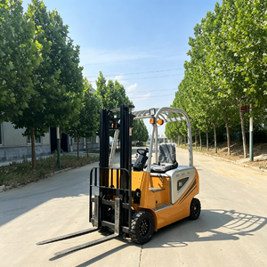 Chariot élévateur à fourche latérale hydraulique de 2 tonnes à économie d'énergie avec fonction de marche au ralenti automatique et pneus pleins pour batteries au plomb-acide - Product Image 5