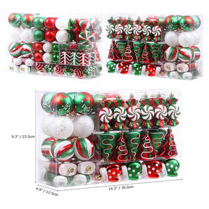 Bola de Navidad duradera de alta calidad de nuevo diseño de fábrica al por mayor, bolas impermeables para árbol de Navidad - Product Image 5