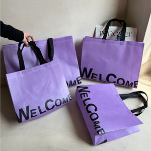 กระเป๋าผ้าไม่ทอแบบสั่งทำกระเป๋าช้อปปิ้งเป็นมิตรกับสิ่งแวดล้อมพิมพ์โลโก้ได้ตามต้องการ - Product Image 2