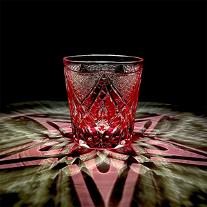 Verre à whisky <span class=keywords><strong>Edo</strong></span> Cut Light Luxury haut de gamme, soufflé à la main, avec superposition de couleurs, style Old Fashioned, 300 ml, pour utilisation dans les bars à cigares - Product Image 5