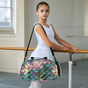 Custom Mermaid Colorful Leisure Travel <b>Bag</b> With Logo Wholesale Dry and Wet Separation Sports Fitness <b>Training</b> <b>Bag</b> for Kids - Product Image 6