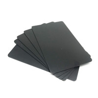 Tarjeta Inteligente NFC Negra NFC215 de 13.56MHz, 504 Bytes, Reescribible, Tarjeta de Visita NFC Fácil de Programar, Conveniente y Programable