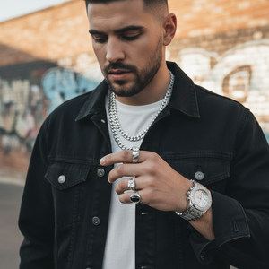Anillo de Moissanita <span class=keywords><strong>Excalibur</strong></span> del Rey Arturo, Chapado en Oro Rosa sobre Plata S925, Joyería Masculina de Moda Hip Hop, Regalo - Product Image 4