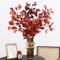 Plantes artificielles en soie YL, tige longue de 98 cm, décoration de la maison pour la Saint-Valentin, feuilles réalistes faites à la main, branche de hêtre