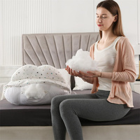 Almohadas de Lactancia de Talla Grande con Diseño en Forma de U, Correa Ajustable para la Cintura y Funda de Algodón Extraíble, Venta al Por Mayor de Fábrica