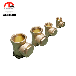 Vanne <span class=keywords><strong>anti</strong></span>-<span class=keywords><strong>retour</strong></span> horizontale en laiton <span class=keywords><strong>sanitaire</strong></span> ISO228 Dn80 Bronze 25mm - Product Image 4