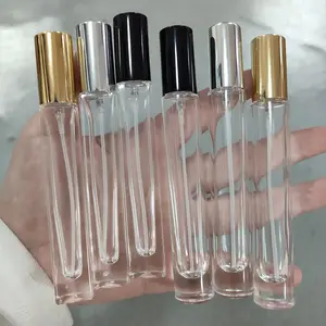Atomizador de perfume de aceite vacío, botella de vidrio de alta calidad, 10ml