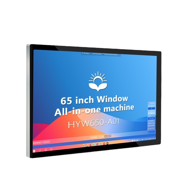 65inch Standing Advertising LCD Display All-in-One Interactive Kiosk Windows System Infrared Touch Screen Digital Signage