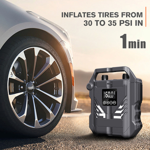 DC 12V điện máy bơm không khí 60PSI, có thể được sử dụng để thổi phồng mái chèo bảng, lốp xe, bóng rổ, vv, áp lực cao sup bơm - Product Image 3