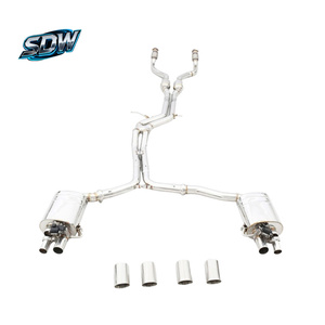 Silencieux d'échappement à soupape premium pour <span class=keywords><strong>Audi</strong></span> A3 A5 A7 S3 S5 RS3 RS5 Q3 Q5 Q7 <span class=keywords><strong>TT</strong></span> TTRS Système de performance turbo Catback - Product Image 1