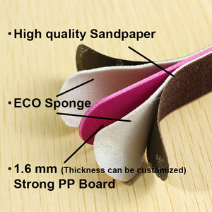 Nail Supplies Double-Sided 80/100 Grit <strong>Banana</strong> Nail <strong>File</strong> Custom Logo Curved Nail <strong>Files</strong> - Product Image 4