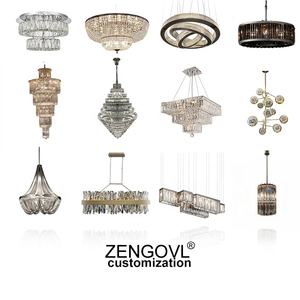 Candelabro de araña de cristal, luz de decoración moderna Simple, antigua, <span class=keywords><strong>Waterford</strong></span>, escalera - Product Image 4