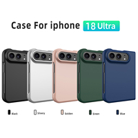 Coque de téléphone magnétique effet givré avec spray huileux effet peau, compatible avec le film de protection en verre pour 18 Ultra Fold