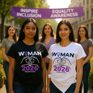 Camiseta Feminista para Mujer 2026, Cuello Redondo, Manga Corta, Corte Regular, Algodón, Diseño Gráfico, Informal, para Todas las Temporadas - Product Image 2