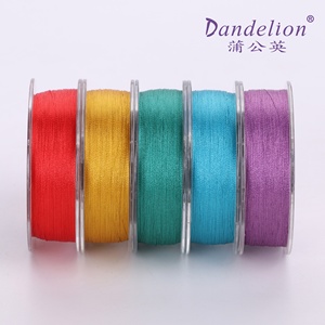 Pissenlit F1 0,3 mm 061 # ~<span class=keywords><strong>120</strong></span> #   Cordon de bijoux en polyester de couleur, accessoires de bijoux, matériau pour bracelet et collier, <span class=keywords><strong>120</strong></span> couleurs - Product Image 2