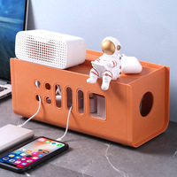 Gestion des câbles organisateur boîte fils support anti-cernes pour bureau maison cuisine TV ordinateur couverture cacher rangé parasurtenseur puissance